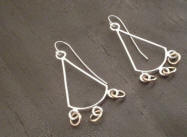 Silver and  Gold Earrings