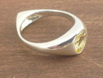 Citrine Statement Ring