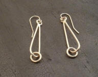 14k Gold Drop Dangle Earrings